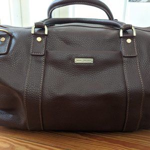 Brooks Brothers Leather Rolling Duffle